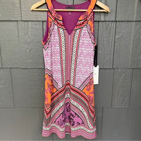 Hale Bob orange and pink sleeveless dress NWT - Picture 5 of 12